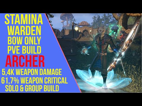 ESO Stamina Warden Bow PVE Build - Archer - Bow PVE Guide (Markarth)