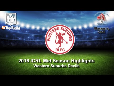 2016 ICRL Mid Season 1st Grade Highlights - Western Suburbs Devils