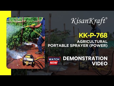 KK-P-768 | 𝐃𝐄𝐌𝐎 | KisanKraft | Agricultural Portable Spryer ( Power )