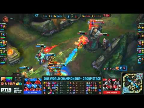 KT vs TSM - The Mid Teamfight!