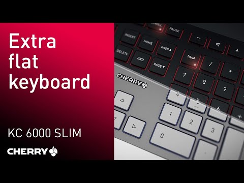 CHERRY KC 6000 SLIM kabelgebunde Tastatur für MAC video preview