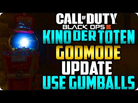 BO3 Zombie Glitches: Kino Der Toten GODMODE Update (Use Gumballs) - Black Ops 3 Glitches