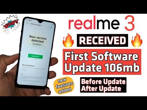 REALME 3 RECEIVED 106 MB UPDATE MARCH 2019 | REALME 3 NEW MARCH UPDATE | TOSHIN TECH Video
