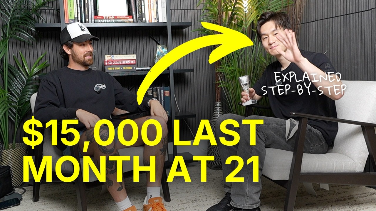$15k/mo at 21 in six months