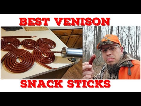 Venison Snack Sticks (Smoked Honey BBQ) ; complete...