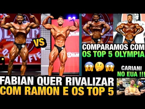 FABIAN PODE AMEAÇAR RAMON E OS TOP 5 OLYMPIA ?? - GOODVITO ENORME + CARIANI E PACHO NO EUA