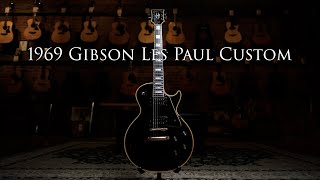 Video thumbnail for 1969 Gibson Les Paul Custom by Emerald City Guitars