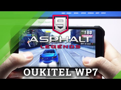 Test Game Asphalt 9 on OUKITEL WP7 | Cortex-A75 | 8GB RAM | Gameplay - FPS Check