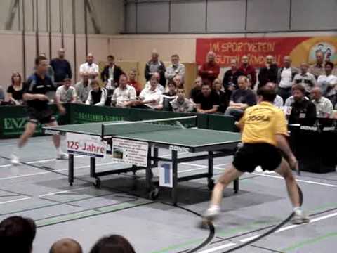 Table Tennis Profi Tischtennis 乒乓球在德国 Enzborn Cup Eisenberg Waldner, Ovtcharov, Konnerth