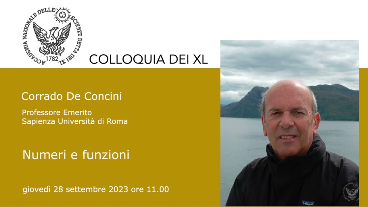 Numeri e Funzioni </br> Corrado De Concini