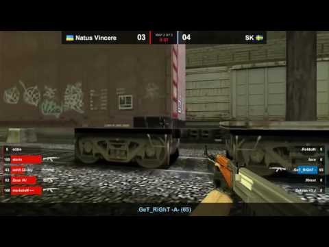 Na`Vi vs SK-Gaming @de_train dreamhack 2011 map 2