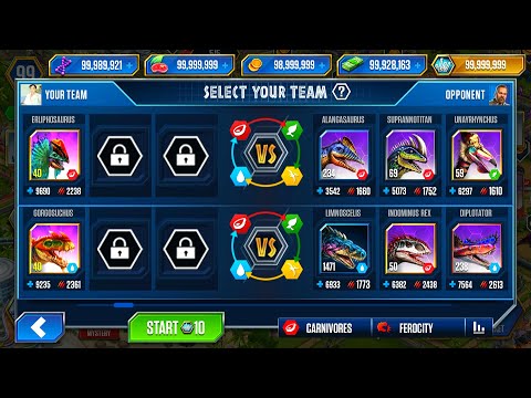 ERLIPHOSAURUS VS GORGOSUCHUS | JURASSIC WORLD THE GAME