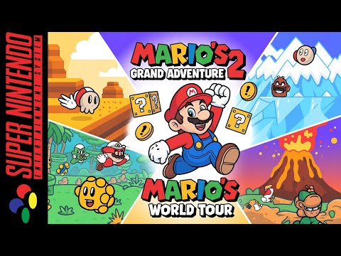 Mario’s Grand Adventure 2: Mario’s World Tour | Super Mario World | SNES Romhack