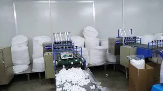 Medical cotton ball making machine