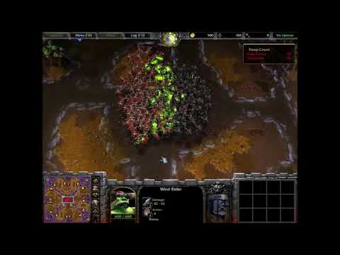Warcraft 3 Classic: New Horde vs. Old Horde - Wind Riders (100 vs. 100)