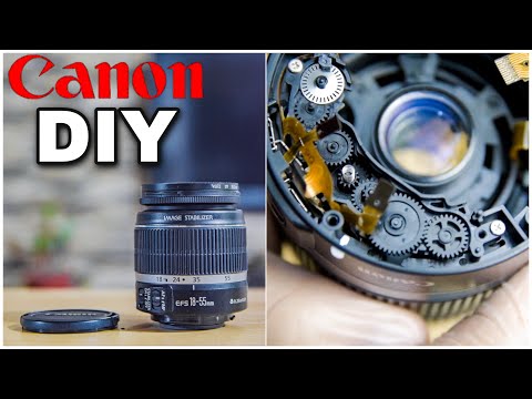 Canon 18-55mm Lens Autofocus Problem Easy DIY Repair (COMPLETE)