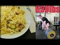 650lbs Deadlift & 550lbs Squat Attempts + Cheese & Bacon Pasta! Road To The Euros - Ep. 6