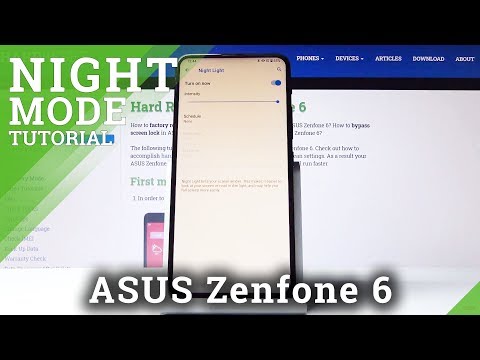 How to Use Night Mode on ASUS Zenfone 6 - Night Light On