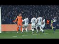 Courtois saves Messi's penalty kick (Sideline View)