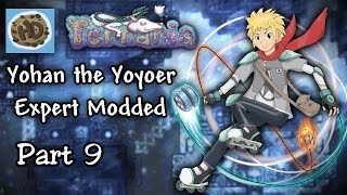 Terraria 1.3.2 Expert Modded Yoyo Let's Play Part 9 | The Nights Edge Yoyo?