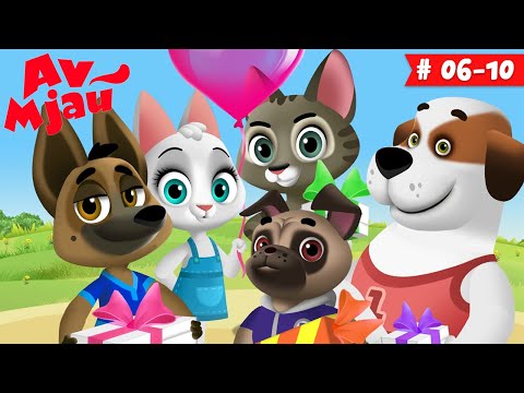 AV MJAU 🐶 #6-10 🐱 Crtani za djecu na Srpskom - HeyKids