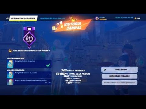 La Victoria Del Dia 2, Fornite Capitulo 5 Season 2 (Dúo) Con Todos Los Medallones 😎