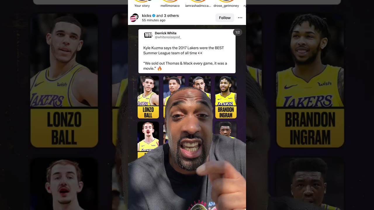 Gilbert Arenas Reveals the Greatest Summer League Team in NBA History