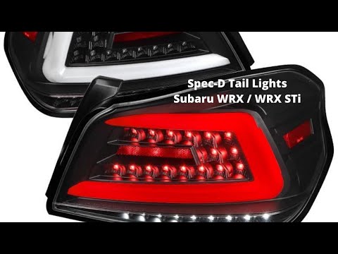 Spec-D WRX/STi Tail Lights - Sequential LED - TR Style - Specs and DIY Install