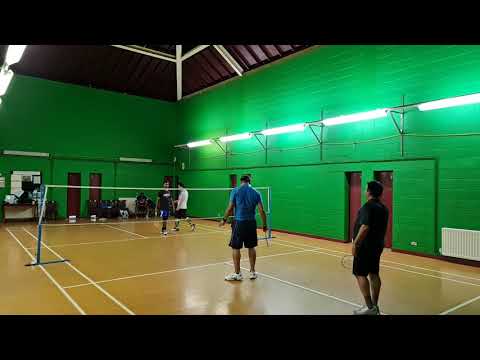 Badmiton 3.6.21: Appan & Viet v Saji & Vern