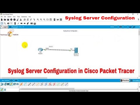 How to Configure Syslog Server in Cisco Packet Tracer | Technical Hakim #SyslogConfiguration CCNA