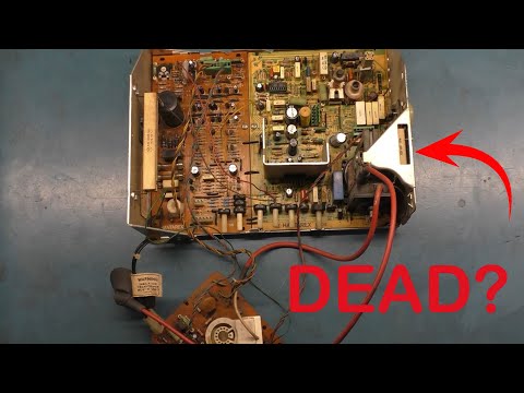19" Hantarex MTC-900/E Arcade Monitor Repair - DEAD + Light Bulb/Power Supply Testing How To