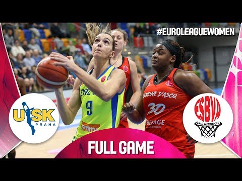 ZVVZ USK Praha v ESBVA-LM - Full Game - EuroLeague Women 2019
