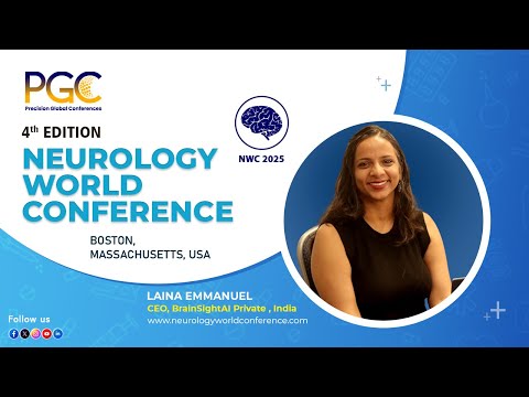 Laina Emmanuel - Testimonial at Neurology World Conference (NWC) 2025, Boston, USA
