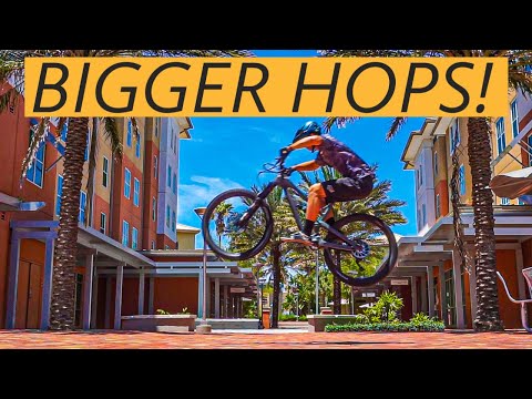 How to Bunny Hop a Mountain Bike Higher for Beginners