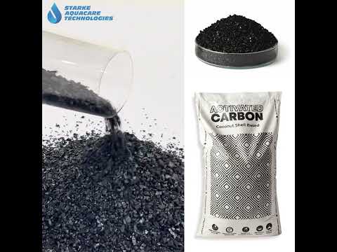 Coconut Shell Activated Carbon Granules video by Starke Aquacare Technologies