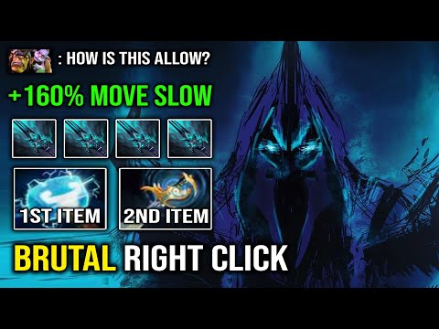 +160% MOVE SLOW Infinite Curse of Avernus 1v5 Abaddon Right Click EZ 23Min GG Dota 2