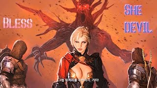 Bless online: The she devil. 🙈 🙉 🙊