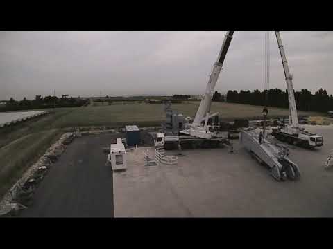 MEP Pellegrini Marine & Off Shore Crane Manufacturing Assembling Build Italy