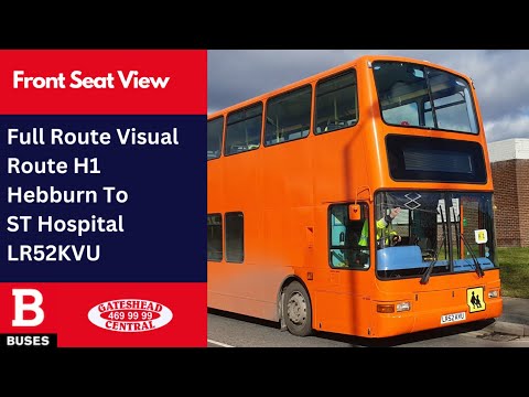 REDONE SERIES: FULL ROUTE VISUAL | Nexus Bus Route H1 - South Tyneside Circular | LR52KVU
