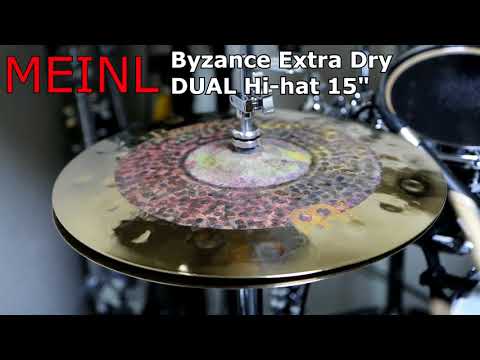Meinl Byzance Extra Dry Dual Hi-hat 15"