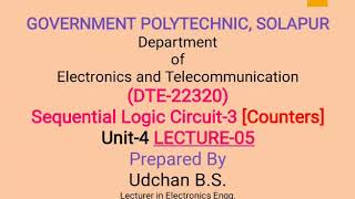 Download the video "Design of Synchronous Up Counter & Modulus Counter"
