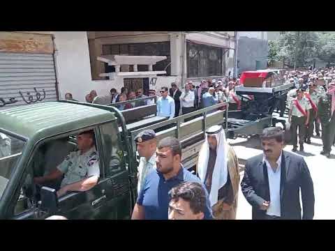 من جنازة وزير الداخلية الاسبق نذير رشيد