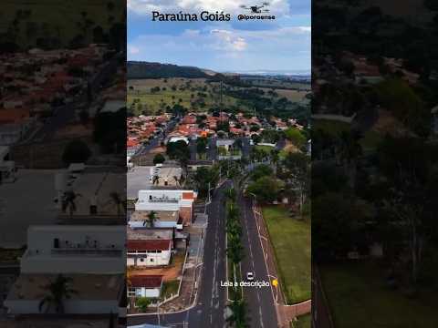 PARAÚNA GOIÁS, PROJETO VISÃO AÉREA VISTA GERAL DA CIDADE PARTE 02/05.