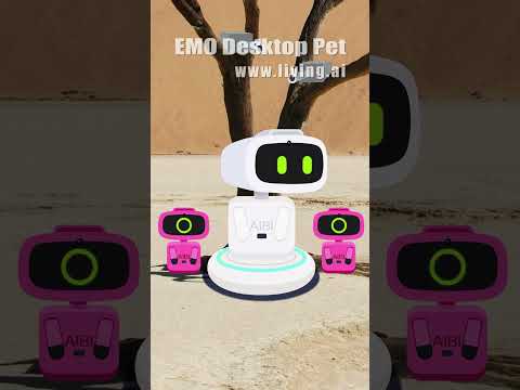 AIBI: “Would you risk it all?”😈 EMO: “I’m gonna dodge them all”😏 #emopetrobot #livingai #shorts