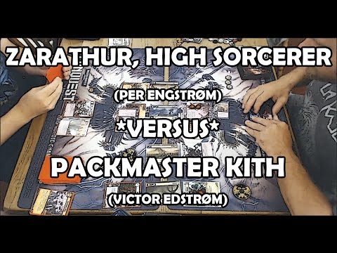 Zarathur, High Sorcerer versus Packmaster Kith - Warhammer 40,000: Conquest