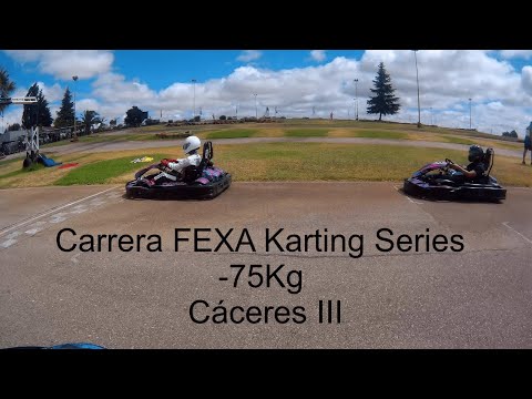Carrera FEXA Karting Series -75 kg Cáceres