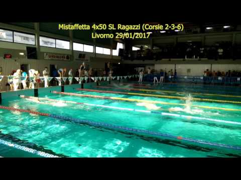 Mistaffetta 4x50 SL Ragazzi - 2016/2017 - 2a P. Master e Categoria - Livorno  29/01/17