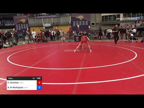 50 Kg Rr Rnd 2 - Katie Dutchak, Canada Vs Natalie Reyna-Rodriguez, McKendree Bearcat Wrestling Clu