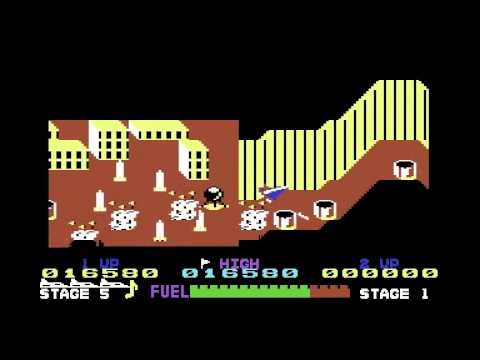 3-D SKRAMBLE - LIVEWIRE - COMMODORE 64 GAME C64 GAMEPLAY
