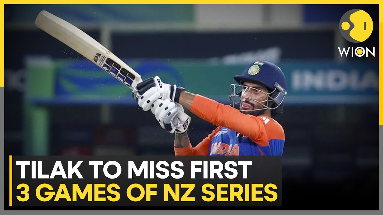 Tilak Varma Ruled Out of First Three T20Is vs New Zealand as BCCI Issues Injury Update | WION NEWS
